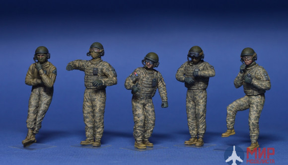 37005 MiniArt фигуры  U.S. TANK CREW  (1:35)