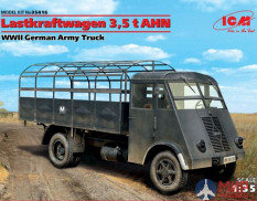 35416 ICM 1/35 Lastkraftwagen 3,5 t AHN, грузовой автомобиль германской армии 2МВ