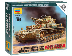 6151 Звезда 1/100 Немецкий средний танк Pz-IV Aufsf. D