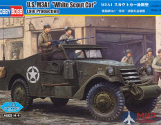 82452 Hobby Boss 1/35 Армейский автомобиль M3A1 Scout Car White Late