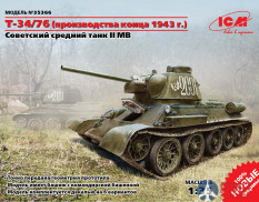 35366 ICM 1/35 Советский средний танк T-34/76 (Производство конца 1943г)