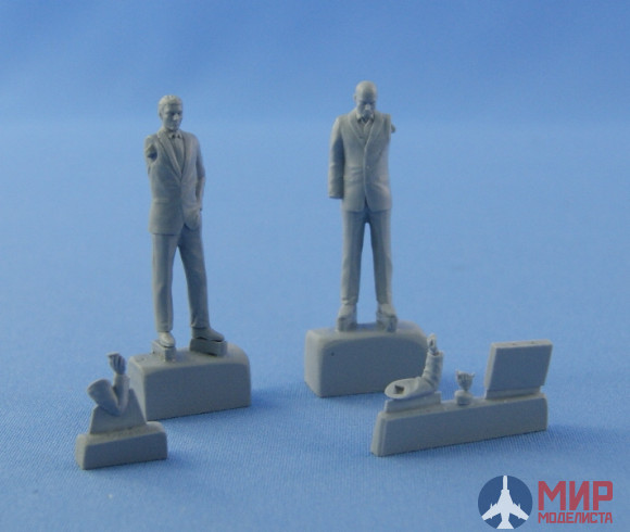 NS-F-43007-rk North Star Models 1/43 Фигура “Special agents” (or Businessmen) 2 resin figures