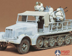 35050 Tamiya 1/35 Полугусеничный 8 т. тягач с четырехствольной зенитной уст. 20mm Flakvierling