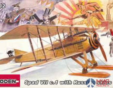 ROD617 Roden 1/32 Самолет Rod617-Spad VII с.1 with Russian skies