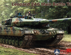 RM-5065 Rye Field Models 1/35 Leopard 2A6 Main Battle Tank with workable track links
