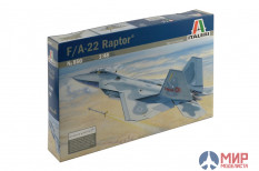 0850 Italeri самолет  F-22 "Раптор" (1:48)