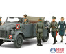 25149 Tamiya 1/35 Немецкий штабной автомобиль Steyr 1500A с 7 фигурами