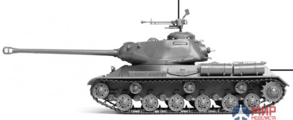 5011 Звезда 1/72 Советский тяжелый танк ИС-2 IS-2 Stalin (сборка без клея)
