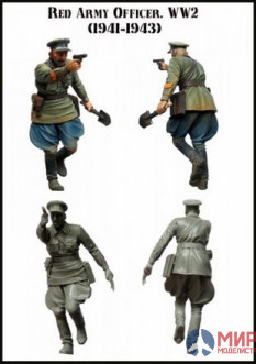 EM-35080 Evolution Miniatures Soviet commander in fight ( 1941 - 1943 ) WW2