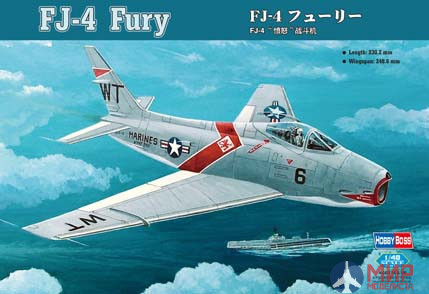 80312 Hobby Boss Самолет FJ-4 Fury 1/48