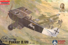 ROD421 Roden 1/48 Самолет FOKKER D.VII