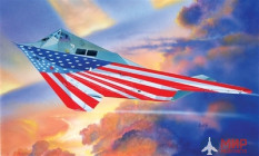 1264 Italeri 1/72 Самолет F-117A NIGHTHAWK STARS AND STRIPES