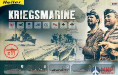 81091 Heller 1/400 Корабль COFFRET KRIEGSMARINE