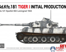 RM-5078 Rye Field Models 1/35 Sd.Kfz.181 Tiger I Initial Production No.121 SpzAbt. 502 Leningrad 194