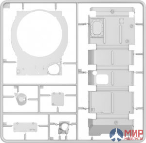 37041  MiniArt танк  TIRAN 4 LATE TYPE  (1:35)