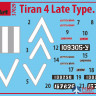 37029 MiniArt танк  TIRAN 4 LATE TYPE INTERIOR KIT  (1:35)