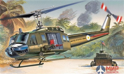 1247 Italeri 1/72 Вертолет UH 1D Slick