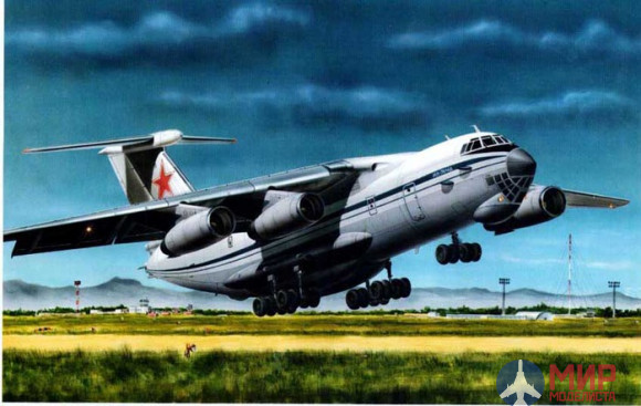 214479 Моделист 1/144 Самолет Военно-транспортный Ил-76