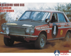 21266 HASEGAWA  Автомобиль NISSAN BLUEBIRD 1600 SSS "1970 EAST AFRICAN SAFARI RALLY WINNER" 1/24
