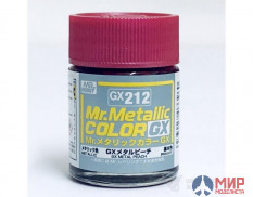 GX212  краска художественная т.м. MR.HOBBY 18мл  Metal Peach