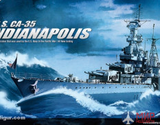 14107 Academy 1/350 Корабль USS CA-35 INDIANAPOLIS