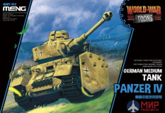 WWT-013 Meng Model Panzer IV German Medium Tank - World War Toons