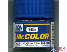 C 65 Gunze Sangyo (Mr. Color) Краска уретановый акрил Mr. Color 10мл BRIGHT BLUE