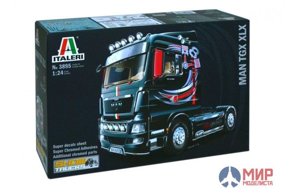 3895 Italeri автомобиль MAN TGX XLX (1:24)