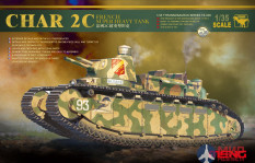 TS-009 Meng Model 1/35 Французский сверх тяжелый танк French Super Heavy Tank Char 2C