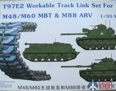 AB3563 Bronco Models 1/35 T97E2 Workable Track Link Set For M4
