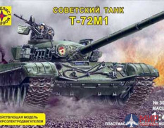 304872 Моделист 1/48 Танк  Т-72М1 (1:48) действующая с микроэлектродвигателем