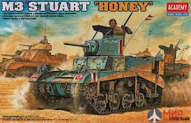 13270 Academy 1/35 Танк M3 Stuart Honey
