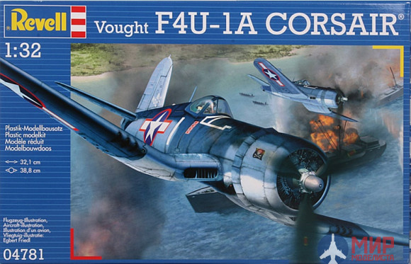 04781 Revell 1/32 Самолет истребитель-бомбардировщик Vought F4U-1D Corsai