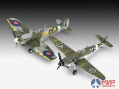 63710 Revell Combat Set Messerschmitt Bf109G-10 & Spitfire Mk.V - Model Set 1:72