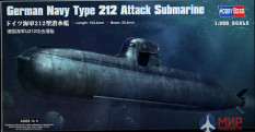 83527 Hobby Boss 1/350 Подводная лодка German Navy Type 212 Attack Submarine