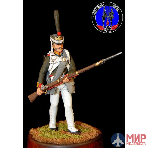 ОП.60.047 Студия Оловянный парад 60мм Гренадёр лейб гвардии Семёновского полка 1812 г.  Металл