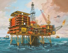 08803 Revell 1/200  Нефтяная платформа Off-Shore Oilrig North Cormorant