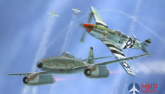 63711 Revell Messerschmitt Me262 & P-51B Mustang Combat Set - Model Set 1:72