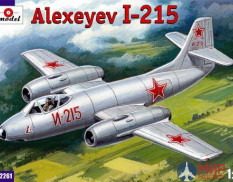 AMO72261 Amodel 1/72 Алексеев И-215 Советский истребитель-бомбардировщик