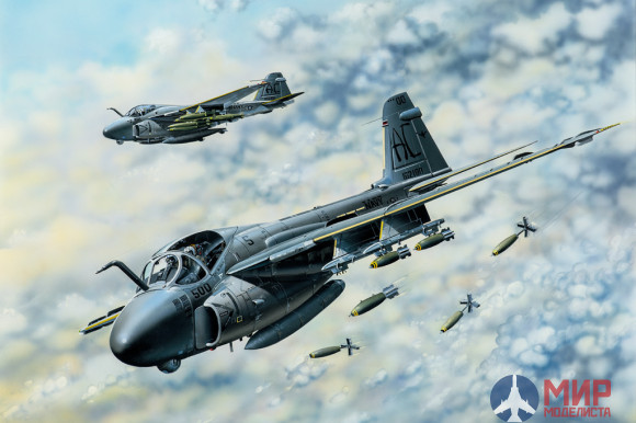 81710 Hobby Boss самолёт  A-6E TRAM Intruder  (1:48)