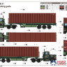 01015 Trumpeter 1/35 M915 Tractor with M872 Flatbed trailer & 40FT Container