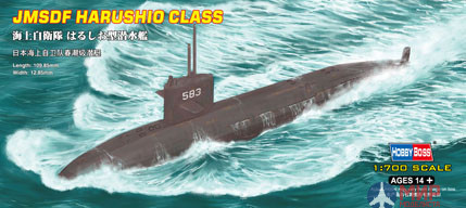 87018 Hobby Boss Подводная лодка: JMSDF Harushio Class submarine 1/700