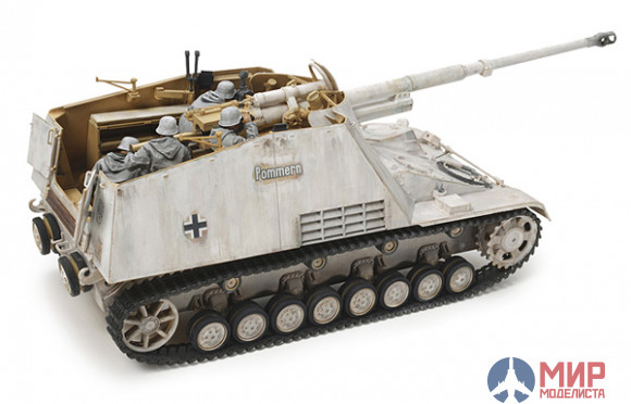 35335 Tamiya 1/35 Немецкая САУ Nashorn 8.8cm с экипажем