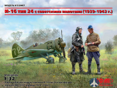 32007 ICM 1/32 И-16 тип 24 с советскими пилотами (1939-1942 г.)