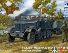 CB35041 Bronco Models 1/35 Немецкий полугусеничный БТР SdKfz 6 –Mittlerer Zugkraftwagen 5t