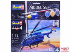 63877 REVELL ПОДАРОЧНЫЙ НАБОР "ТРАНСПОРТНЫЙ ВЕРТОЛЕТ EUROCOPTER EC 145 BUILDERS' CHOICE" (1:72)