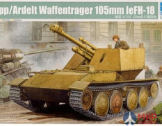 01586 Trumpeter 1/35 САУ Krupp/Ardelt Waffentrager 105mm leFH-18