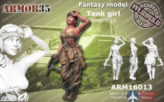 ARM16013 Armor35 Американская танкистка (набор 1) 1/16