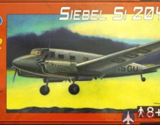 0929  Smer авиация  Siebel Si 204 A  (1:72)