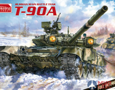 35A050 Amusing Hobby 1/35 Российский танк Т-90А (с интерьером)